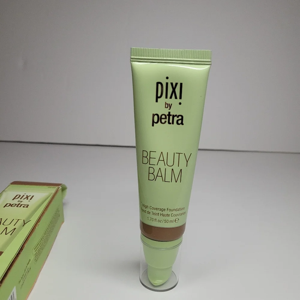 PIXI by PETRA Foundation No.5 Mocha Beauty Balm 1.7oz High Coverage Moisturizing